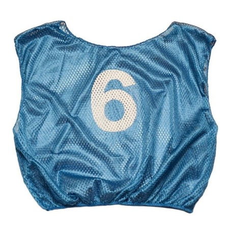 Champion Sports Champion Sports SVMWNBL Practice Numbered Adult Scrimmage Vest; Royal Blue SVMWNBL